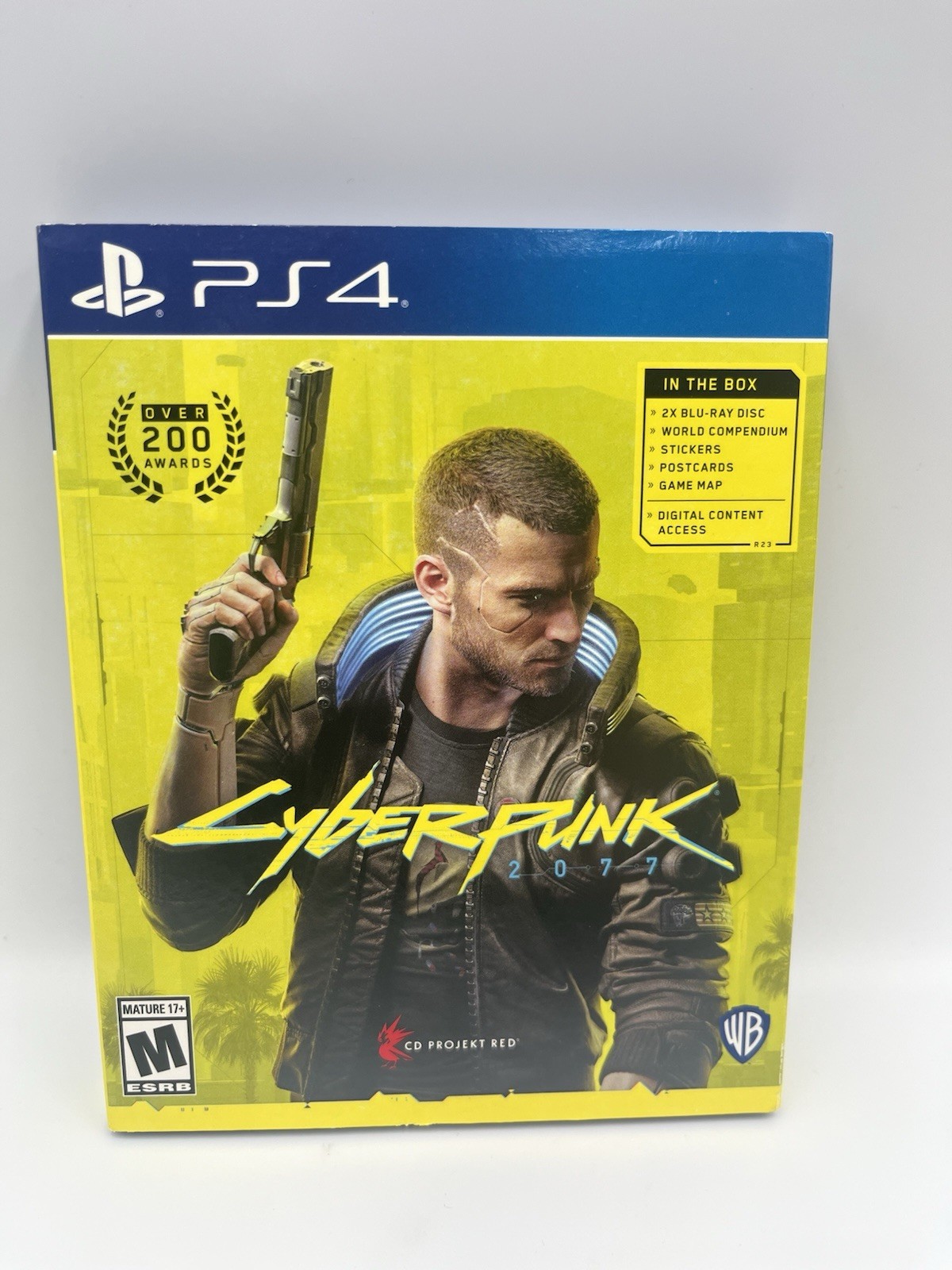 Cyberpunk 2077 PS4 2-Disc w/ Case, Manual, Insert, and Map