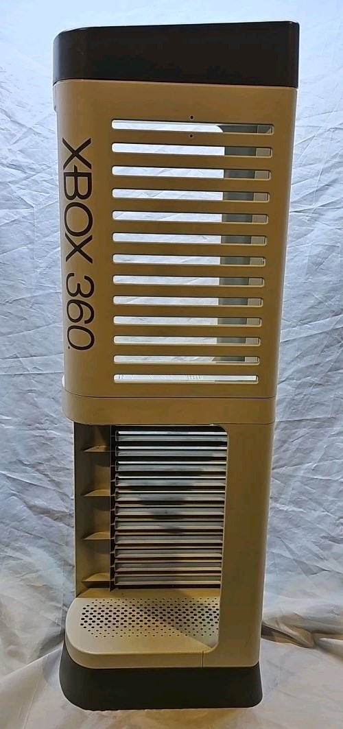 Xbox 360 Level Up Game Tower, holds Multiple Games and the console.