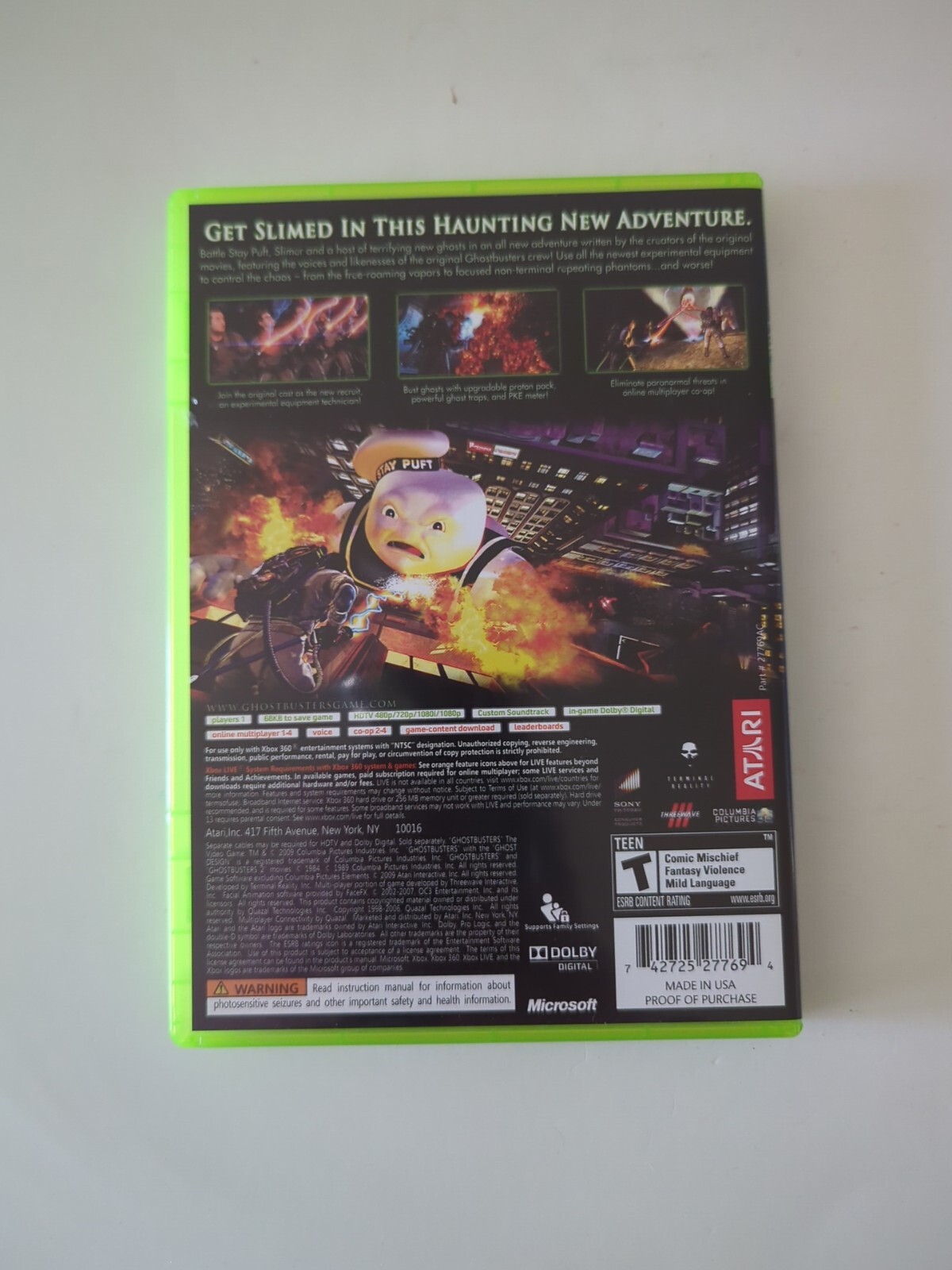 Ghostbusters: The Video Game (Microsoft Xbox 360, 2009) CIB