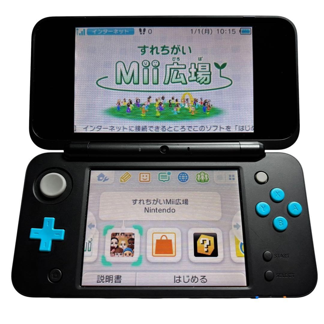 Tested New Nintendo 2DS LL Black x Turquoise