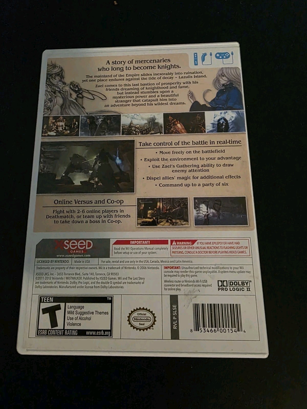 The Last Story (Nintendo Wii, 2012)