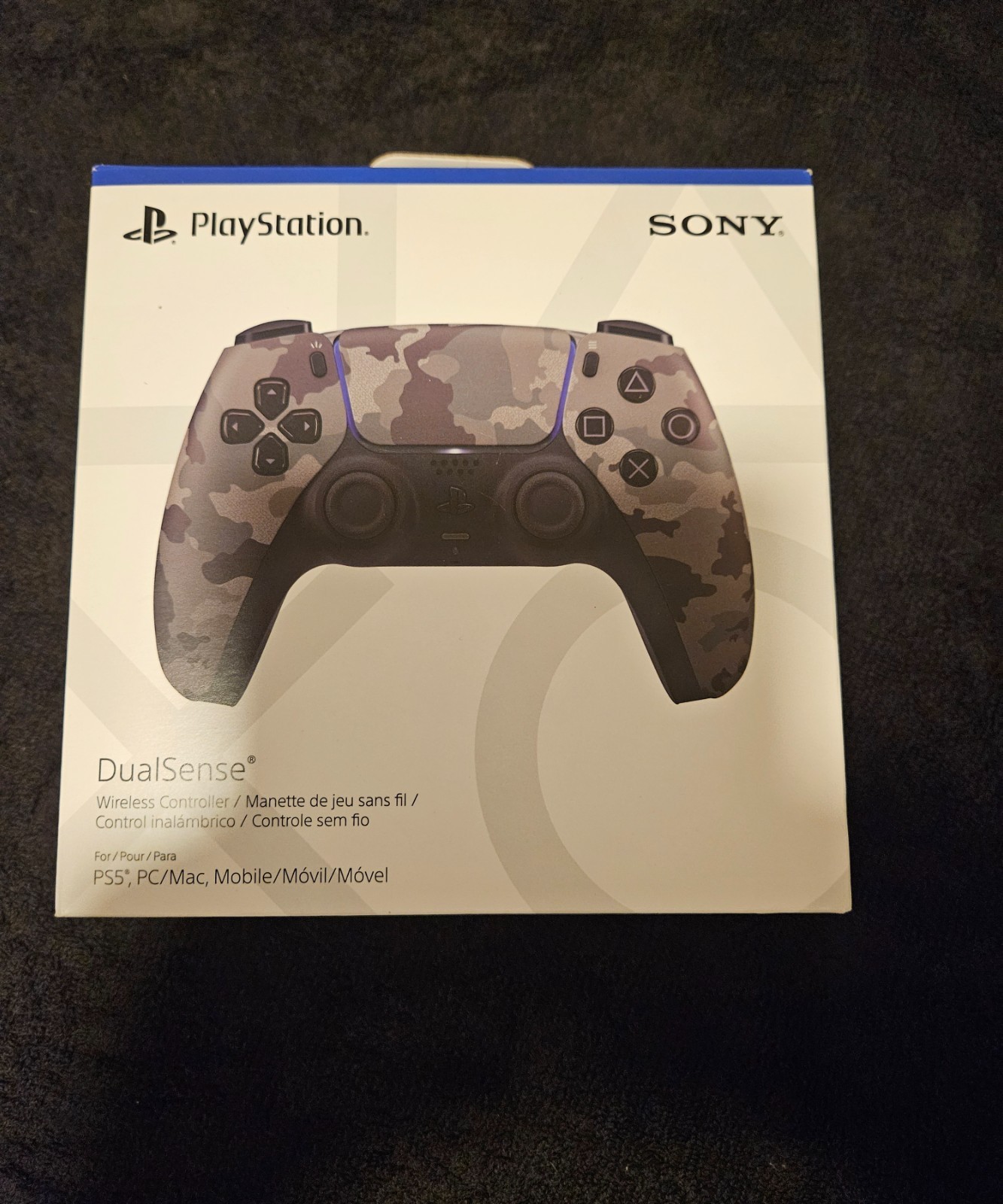 Sony DualSense Wireless Controller – Gray Camouflage