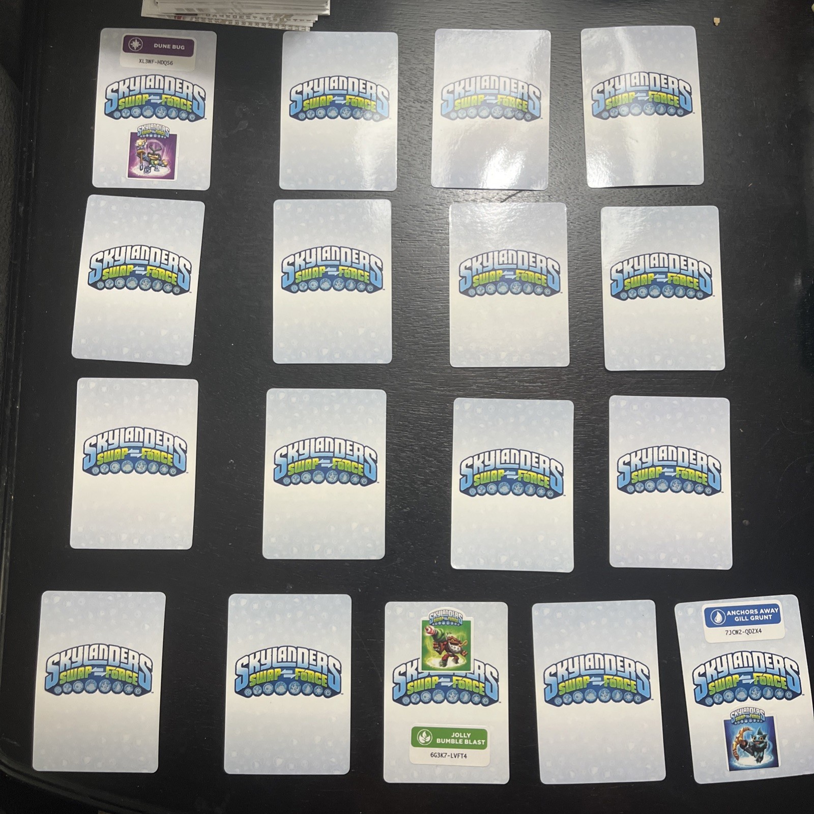 2013 Skylanders Swap Force MEGA LOT OF 19 Figures WITH CARDS RARE (see descr.)