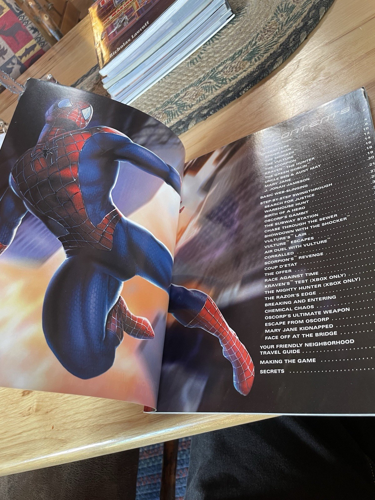 Spider-Man Official Video Game Strategy Guide Marvel 2000