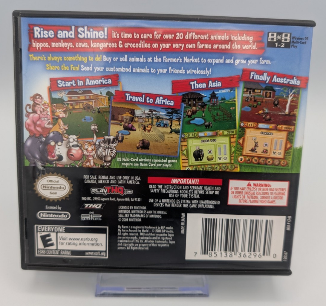 My Farm Around the World (Nintendo DS, 2009) – CIB Complete – Tested