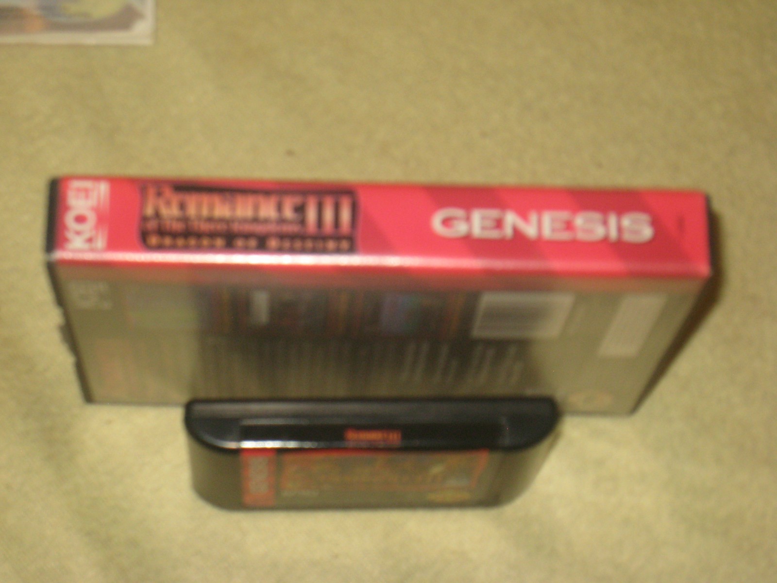 Romance III: Dragon Complete (No Map) for Sega Genesis. Authentic. Clean/Test.