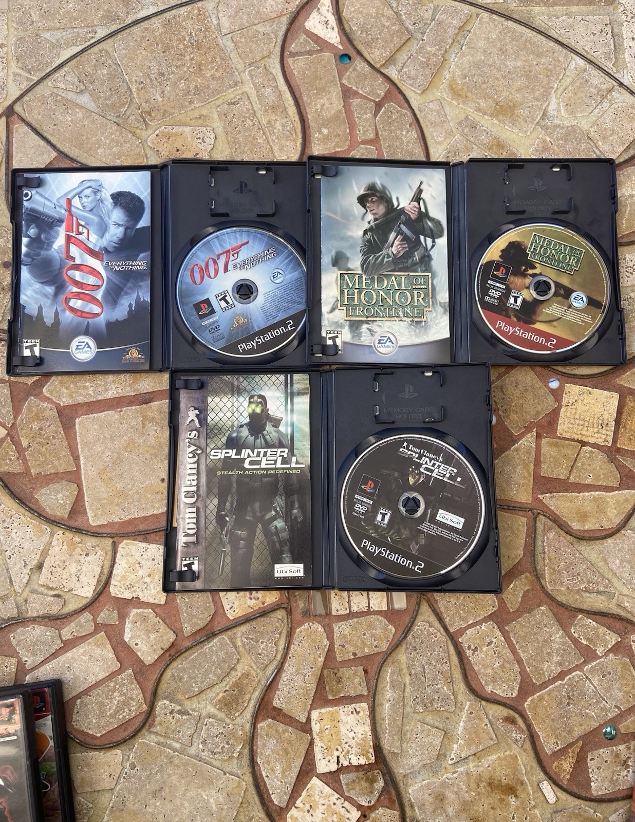 Sony PlayStation 2 PS2 Console Bundle w/ 13 Games, Controller & Cables TESTED
