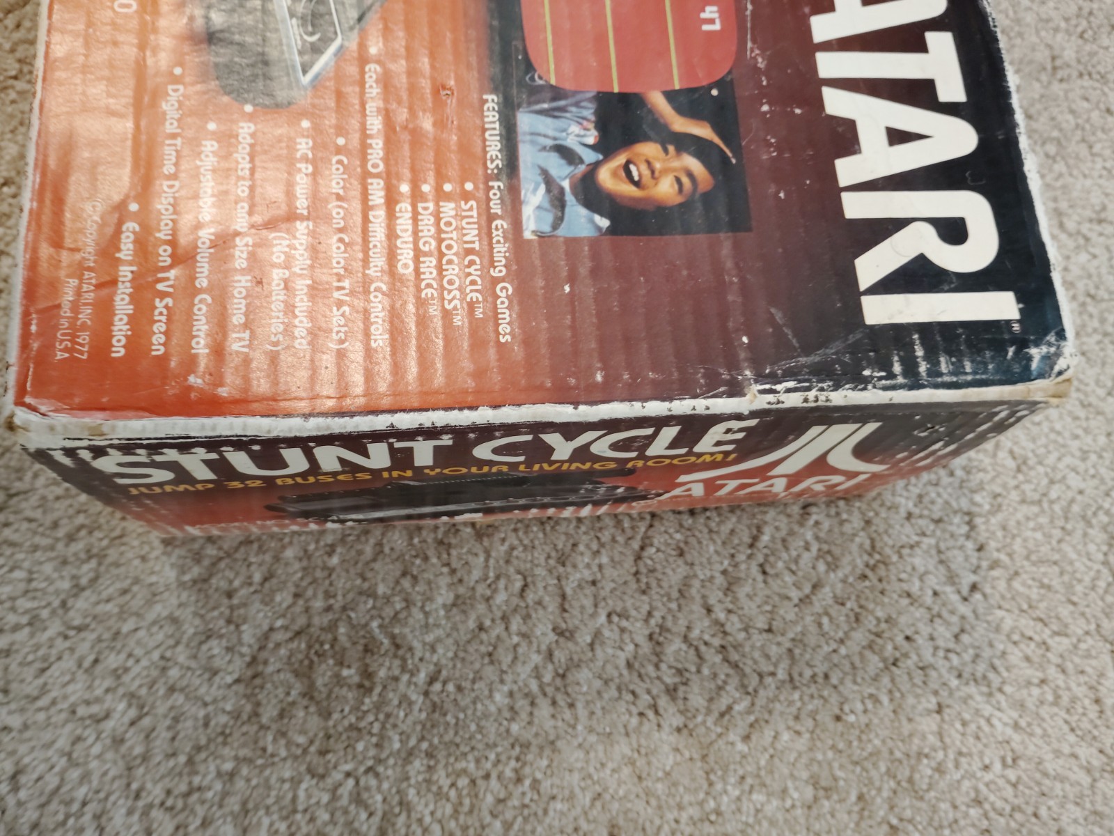 Atari SC-450 Stunt Cycle vintage home console video game 1978