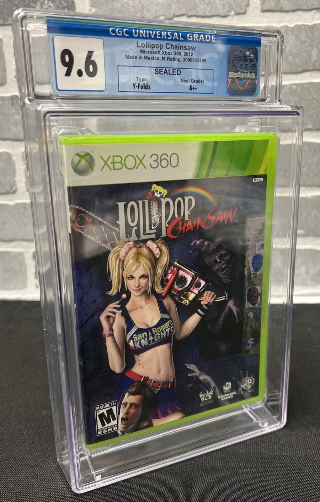 Lollipop Chainsaw (Xbox 360) New Sealed – CGC Graded 9.6 A++