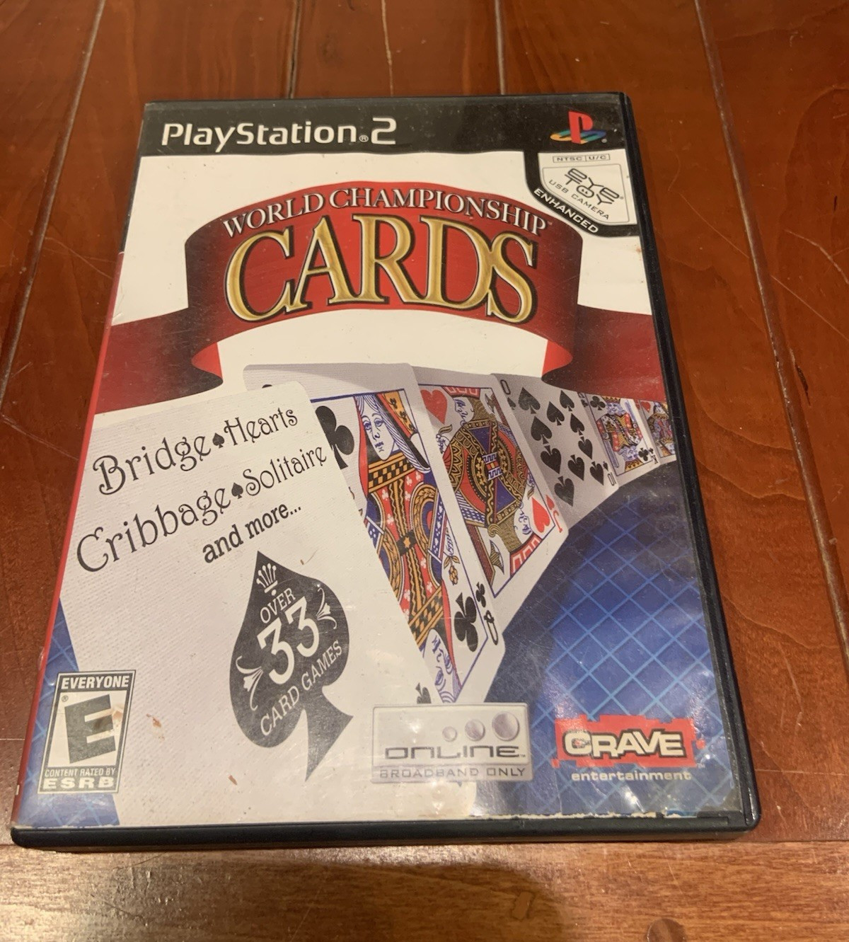 Crave World Championship Cards PS2 (2007) E NTSC-U/C Complete w Manual