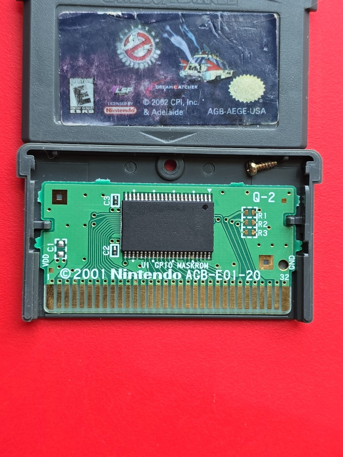 Extreme Ghostbusters Game Boy Advance Nintendo GBA 80’s Movie Slimer Proton Pack