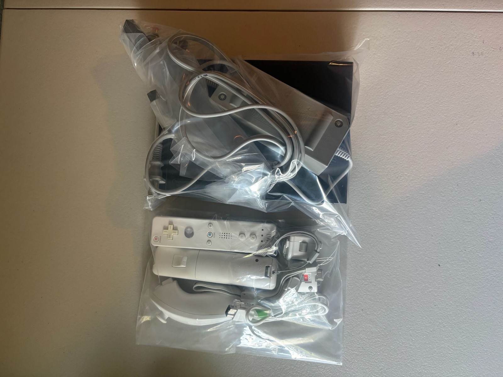 Nintendo Wii RVL-101 Black Console Bundle with Controllers and Sensor Bar