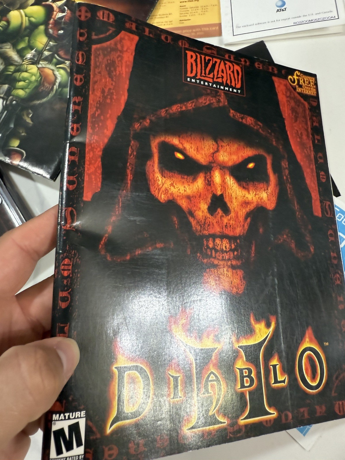 Diablo II 2 Blizzard PC Big Box CIB Complete w/ Manual CD-ROM 2000