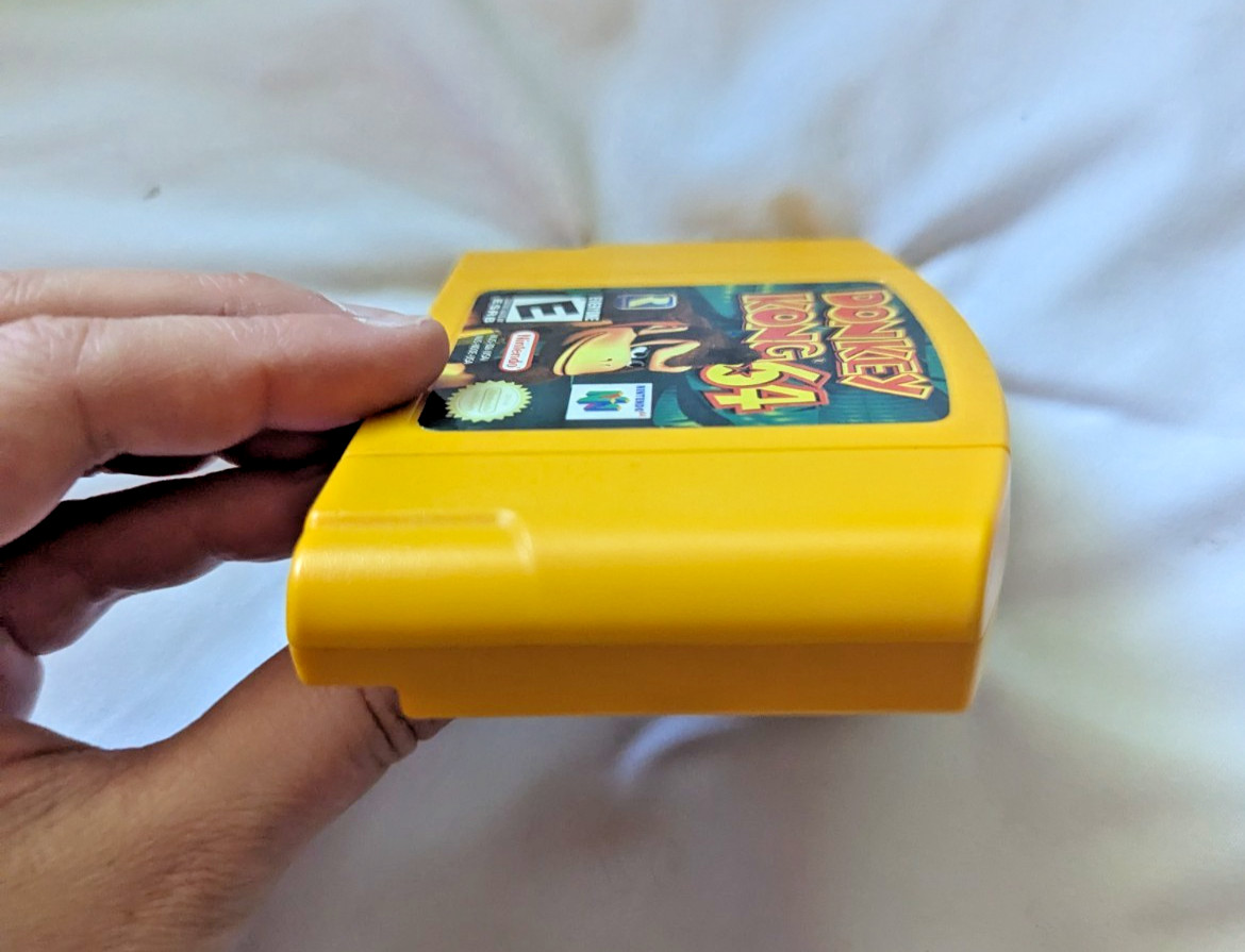 Donkey Kong 64 (Nintendo 64 N64, 1997) – Authentic, Tested & Working – yellow
