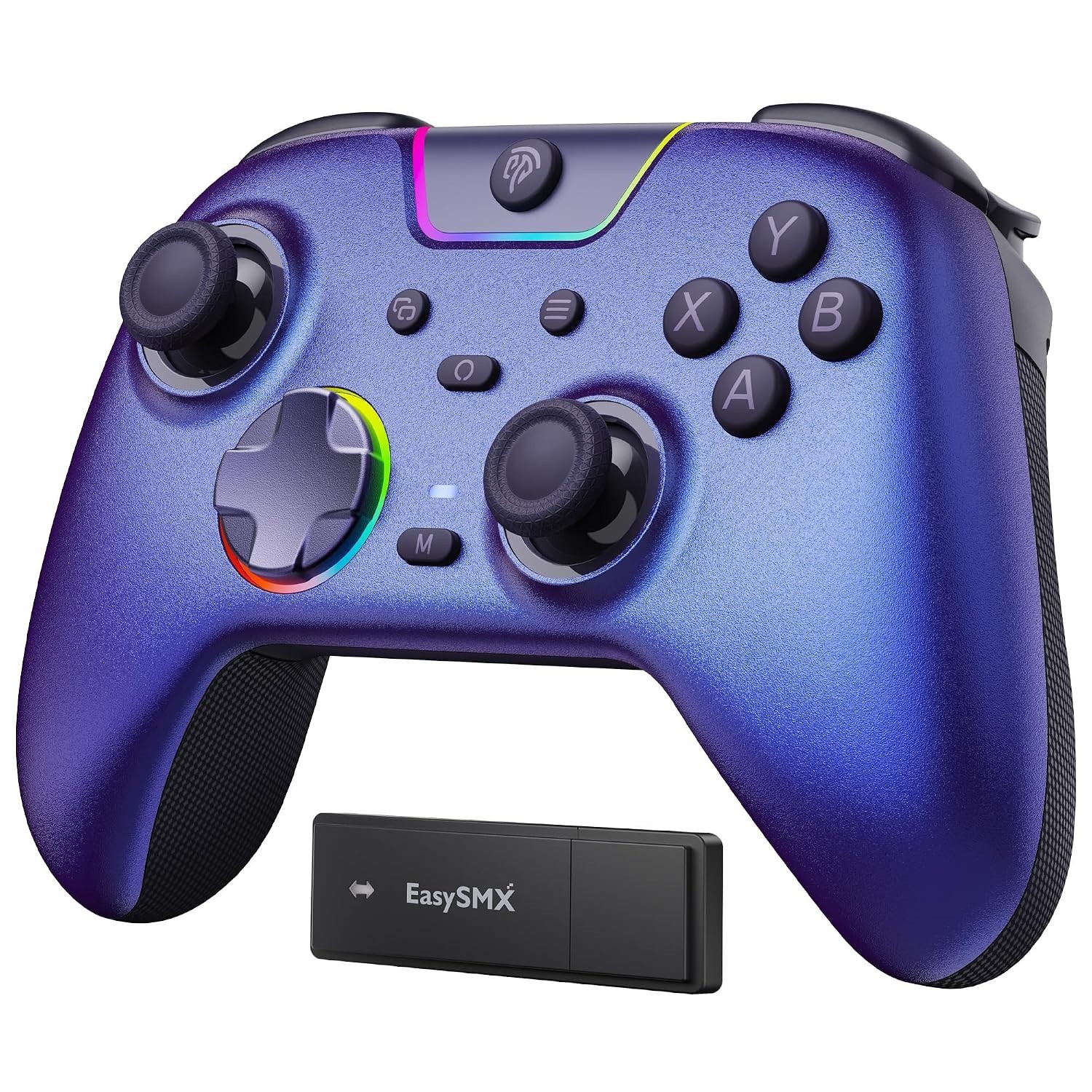 Ultra-Responsive X05 Pro Wireless PC Controller with 1000mAh Battery, Purple