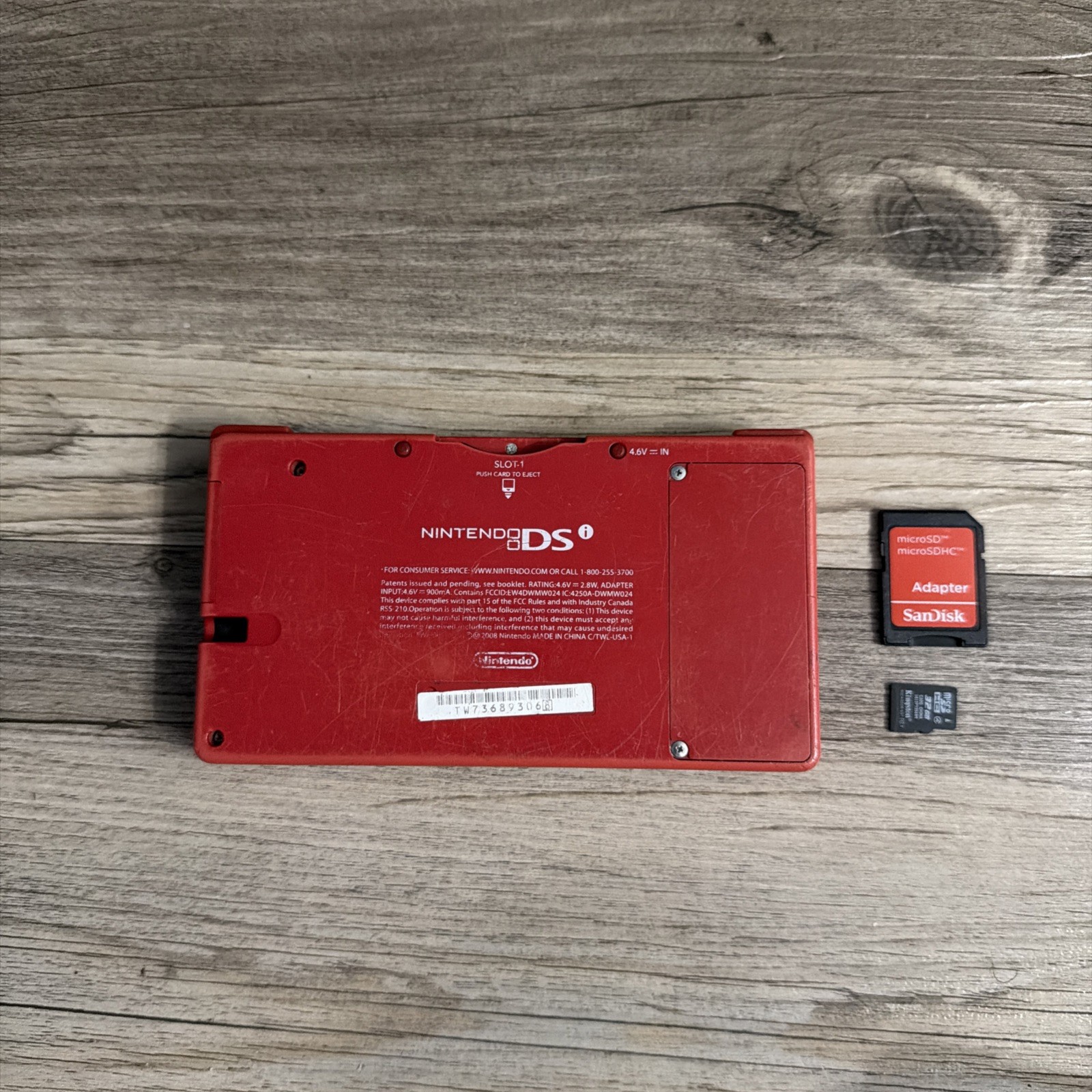 Nintendo DSi Red Handheld System Wi-Fi Capability Headphone Jack Nintendo DS