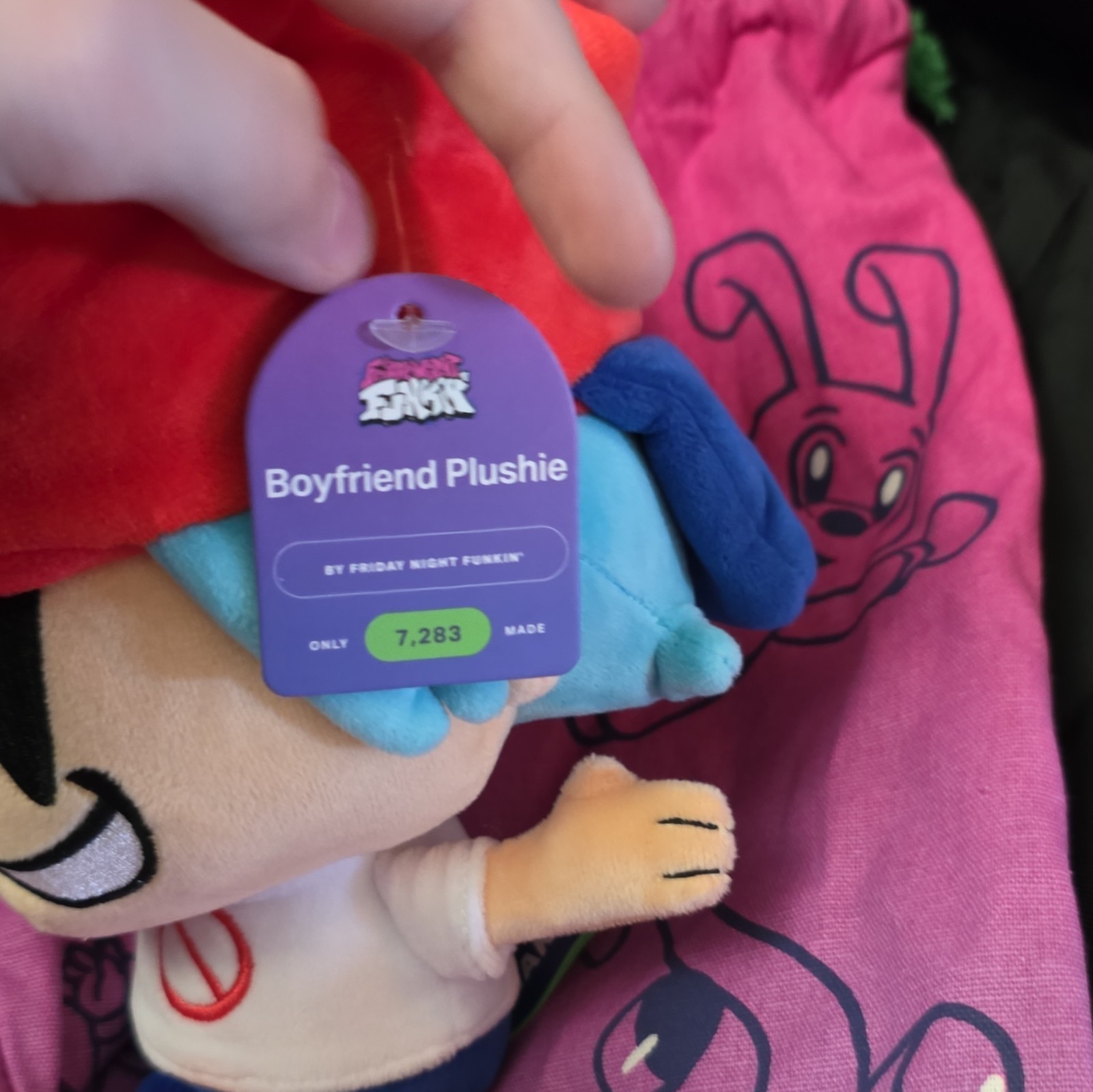 Makeship Friday Night Funkin’ Boyfriend Plush w/ Drawstring Bag (2024)
