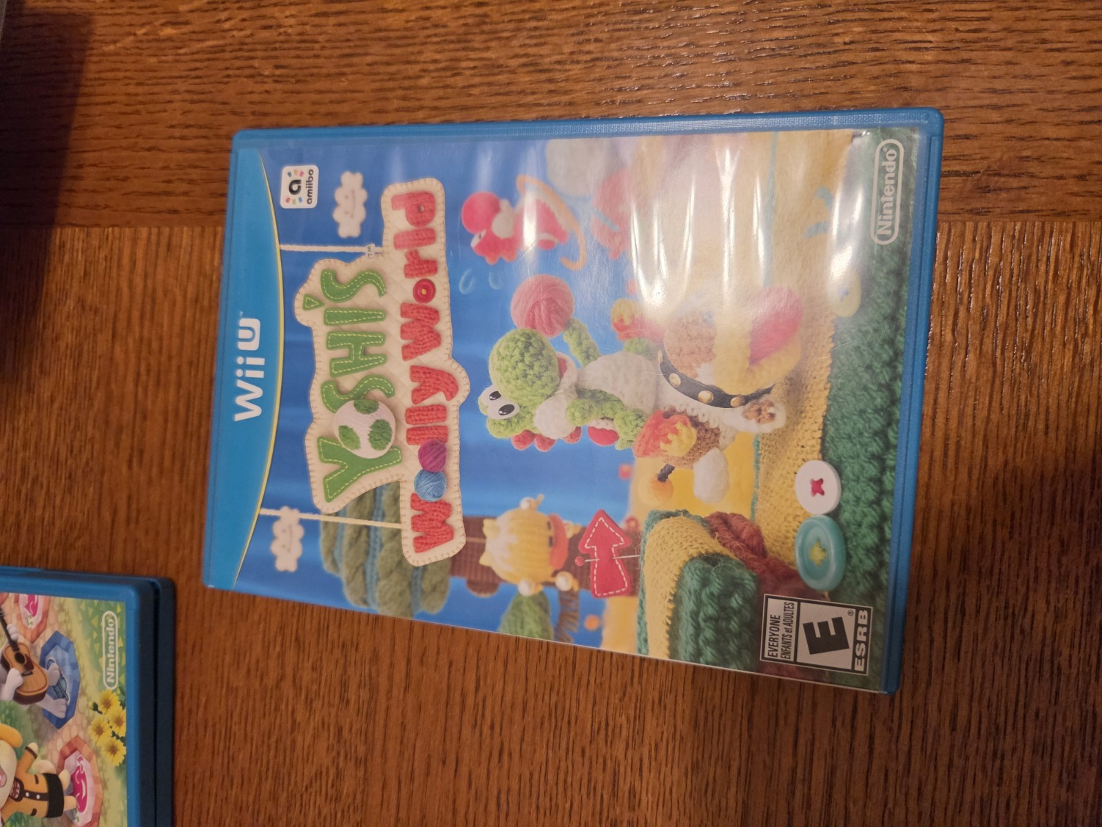 (No Game)Wii U Yoshi’s Woolly World Original DVD Keep Case Only w/ Insert