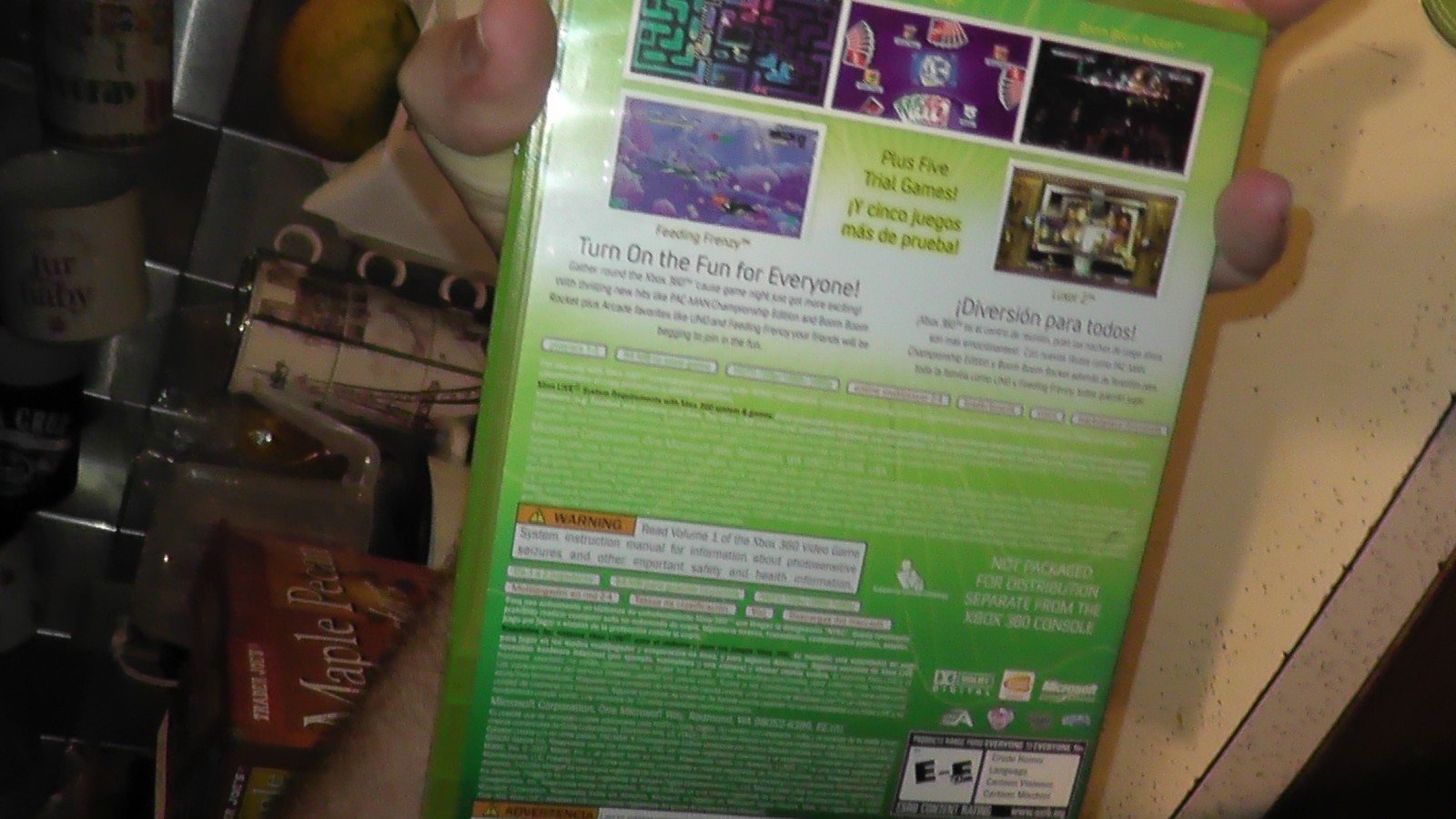 tested xbox 360 live arcade game working + box
