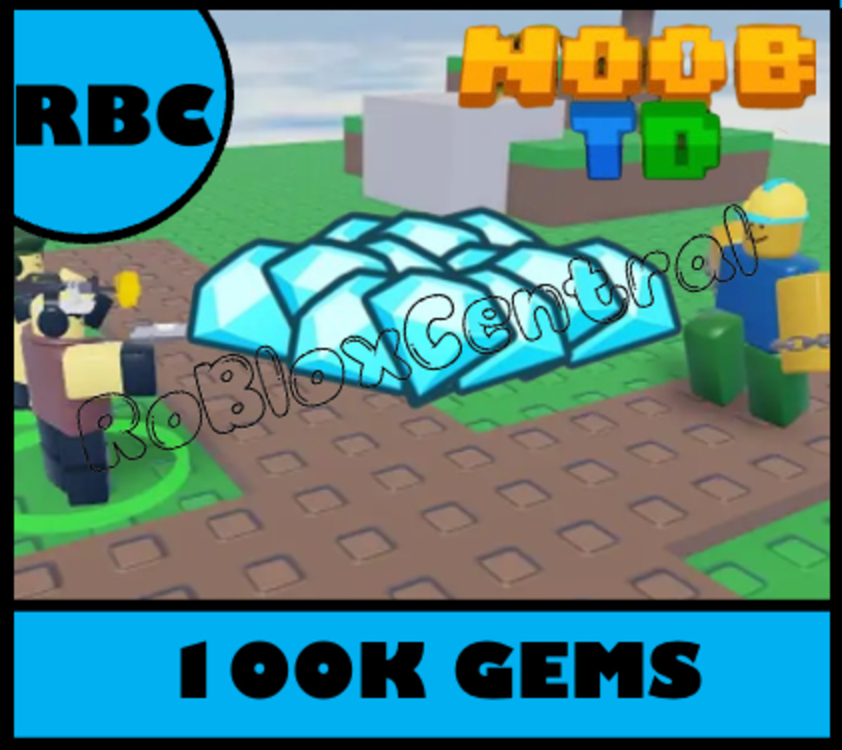 100K GEMS – CHEAP NOOB TOWER DEFENSE – NTD 100000