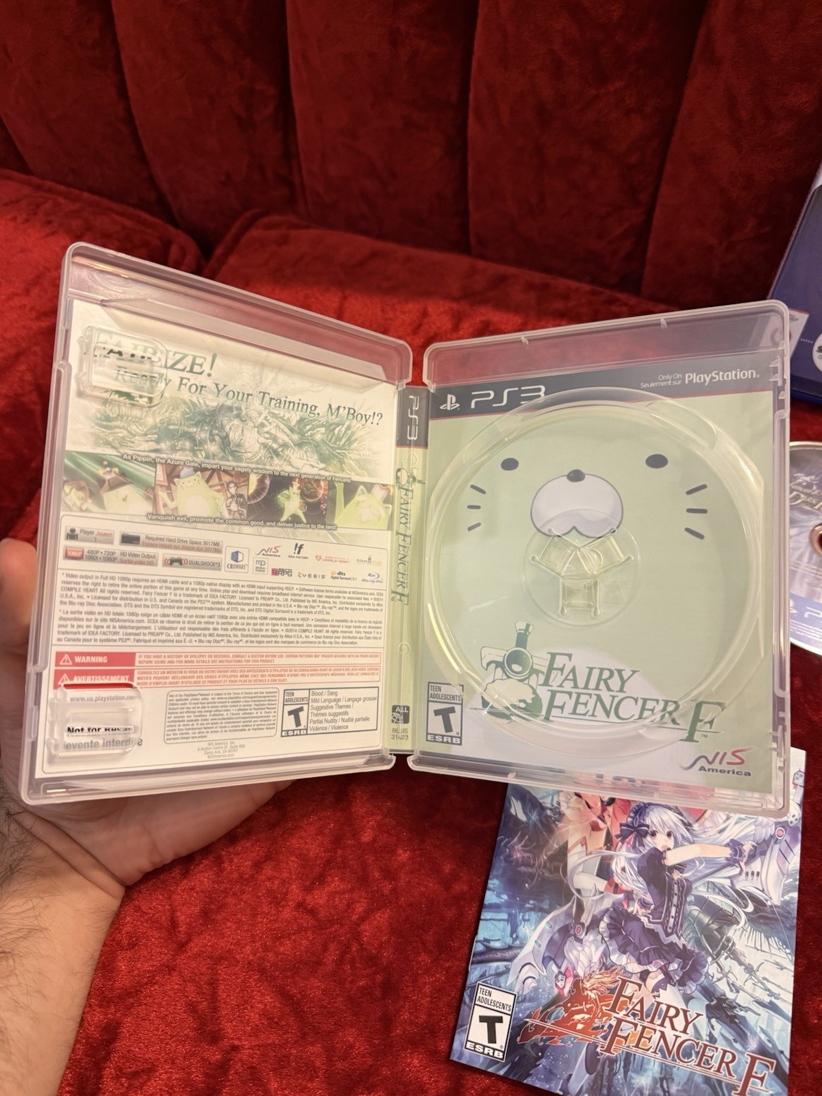 Fairy Fencer F: Advent Dark Force PS4 & Fairy Fencer F Sony PlayStation 3 CIB