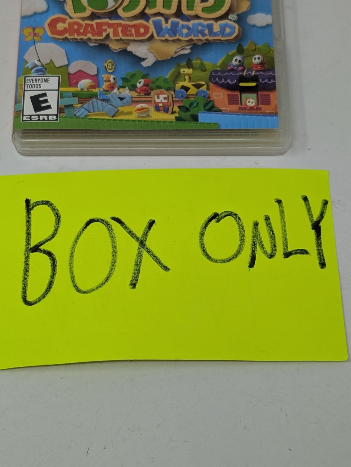 CASE ONLY Yoshi’s Crafted World – Nintendo Switch – EMPTY CASE ONLY