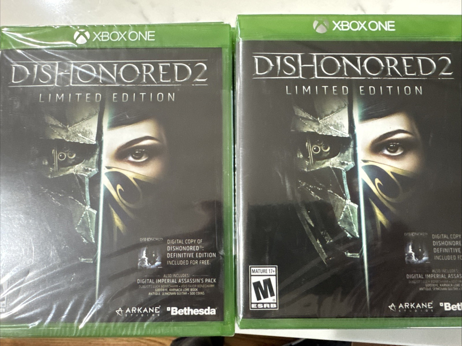 Dishonored 2: Limited Edition (Microsoft Xbox One, 2016) – New & Sealed