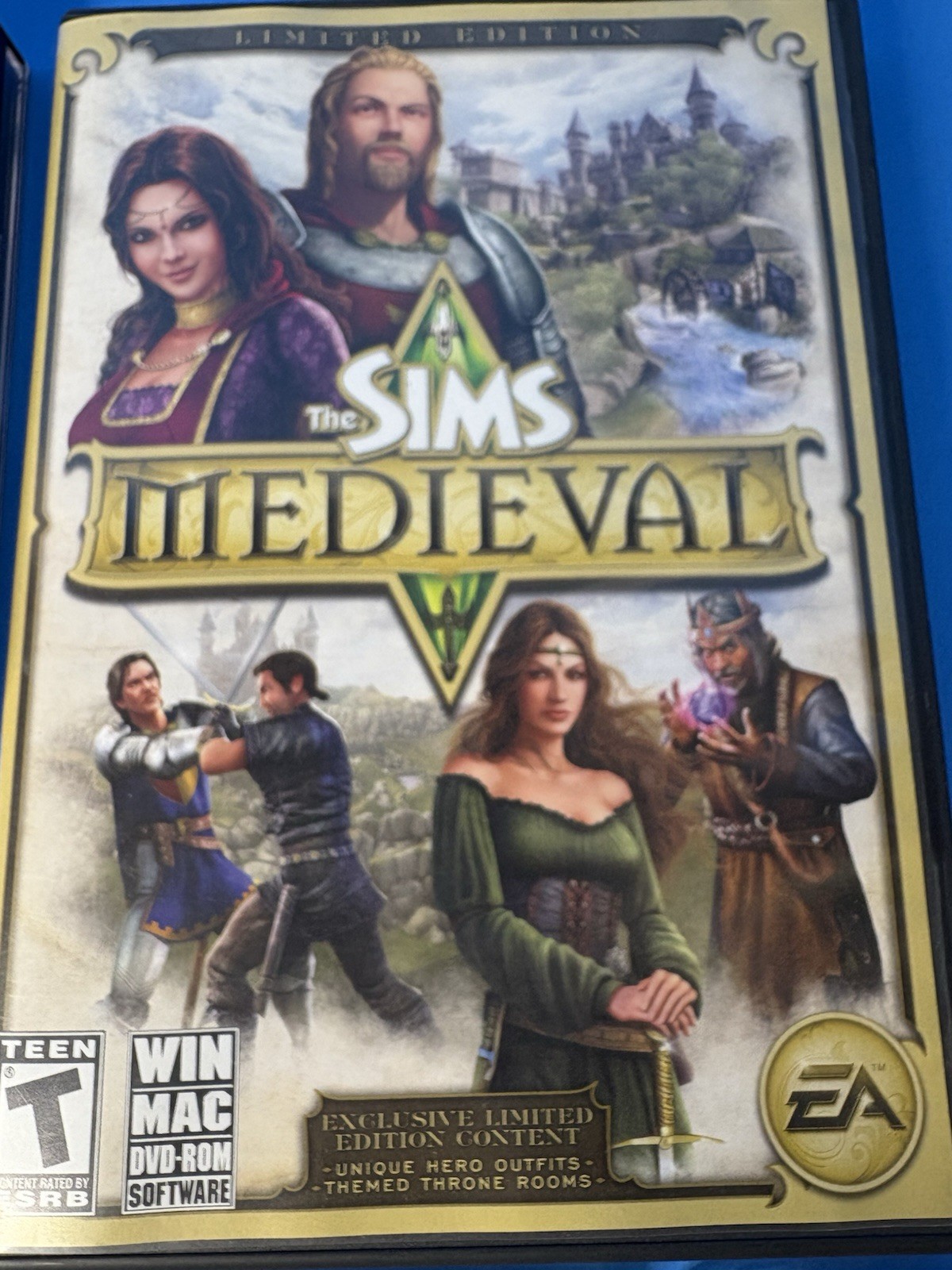The Original Sims PC CD-ROM Lot Vanilla Game + 4 Expansion Sets Magic Medieval