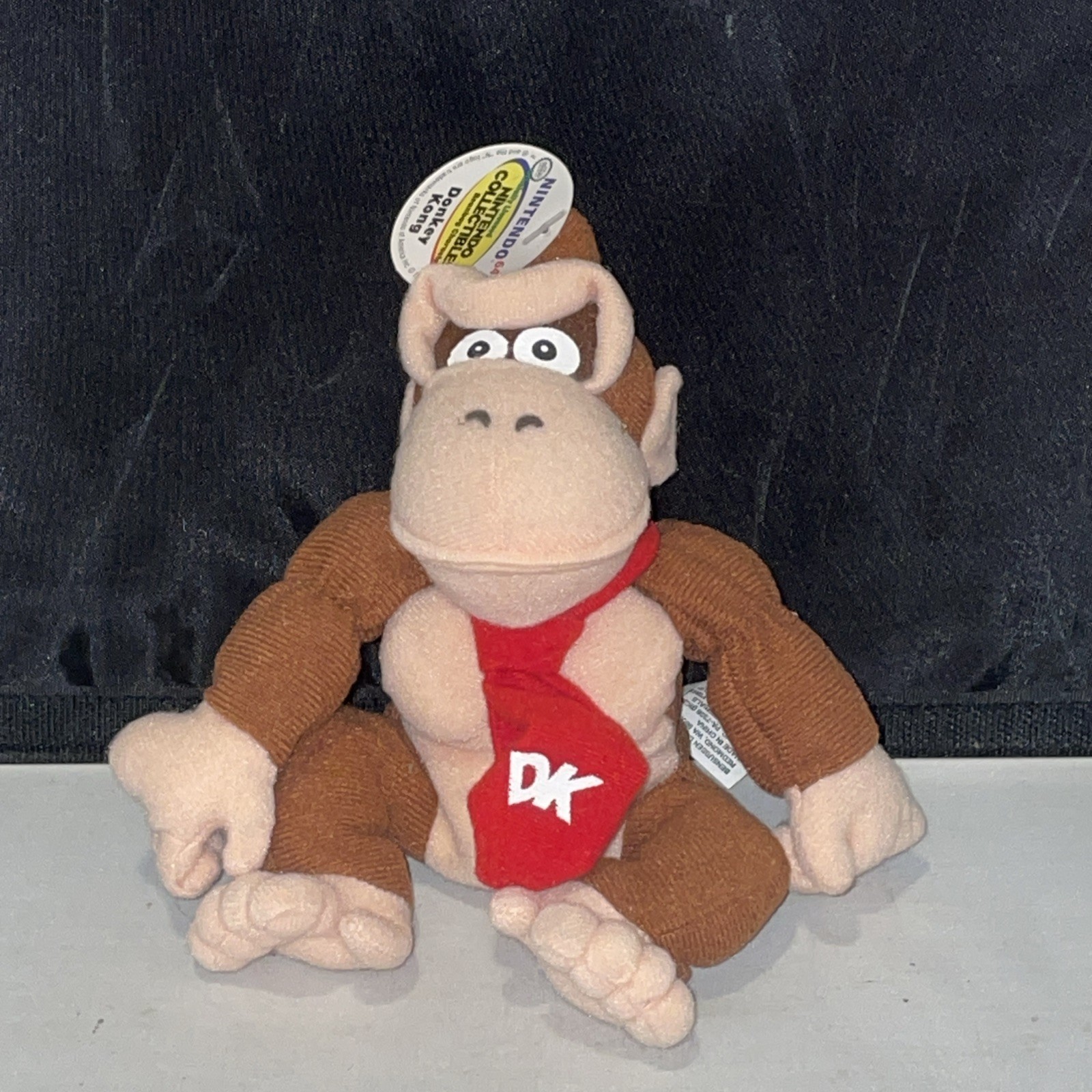 Vintage 1997 BD&A Nintendo 64 Donkey Kong Bean Bag Plush Doll w/ Tag