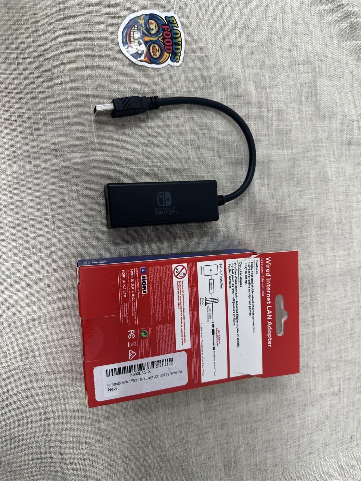 Hori Wired Internet LAN Adapter for Nintendo Switch