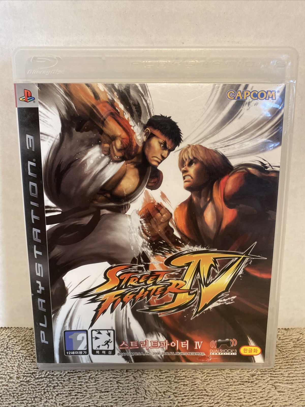 Street Fighter 4 IV PlayStation 3 PS3 KOREA KOREAN IMPORT w/ Manual RARE VHTF