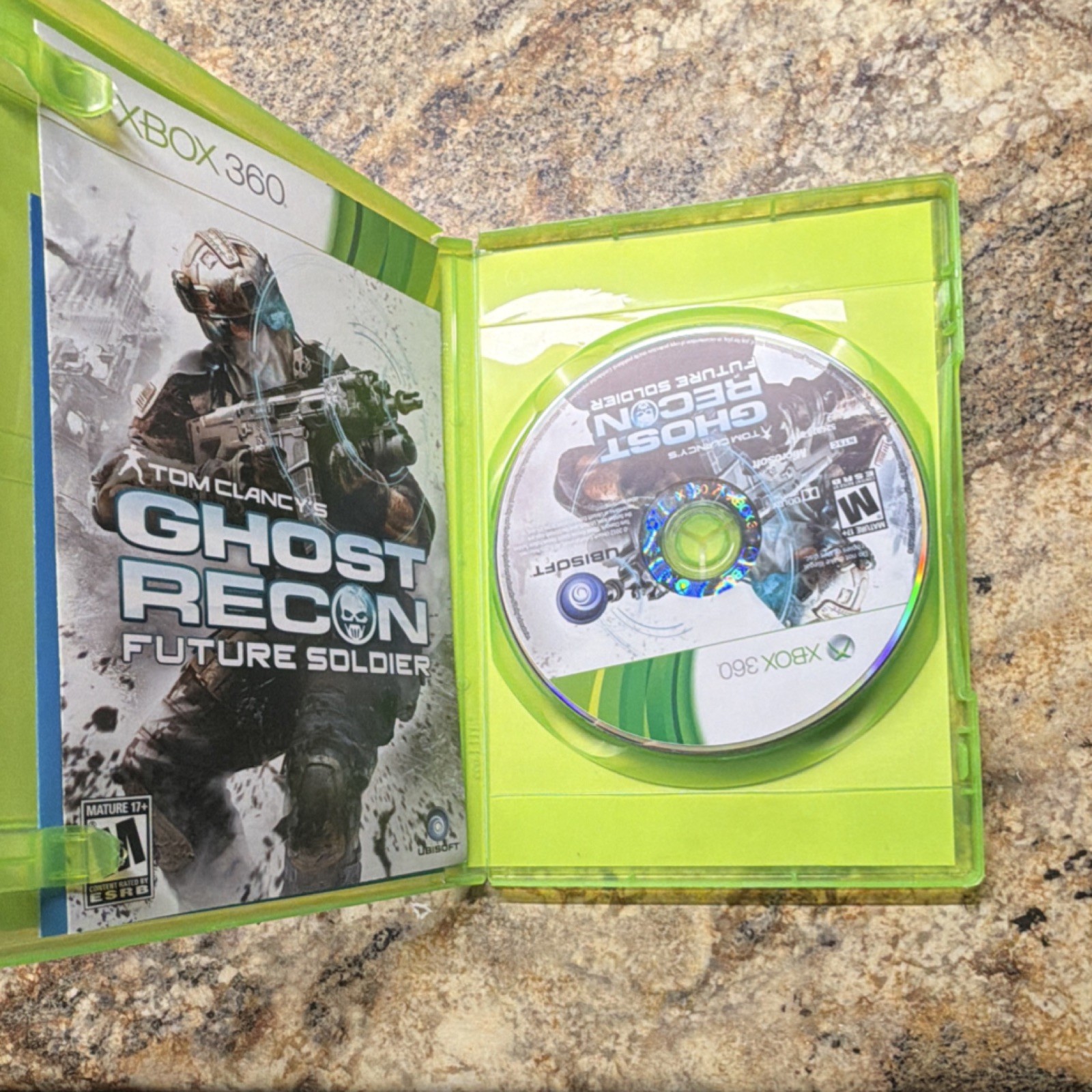 Ubisoft Tom Clancy’s Ghost Recon Future Soldier Xbox 360 w/ Manual Kinect