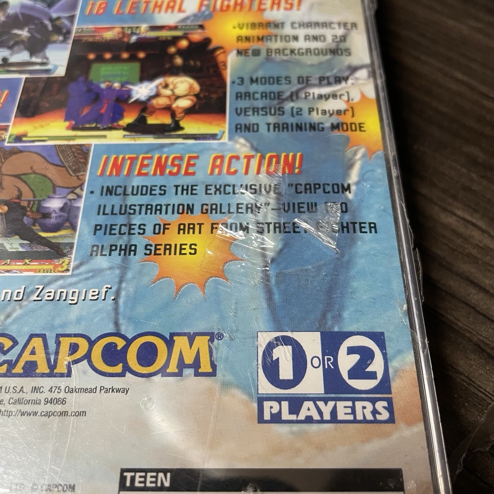 Street Fighter Alpha 2 Sega Saturn Brand New + Factory Sealed