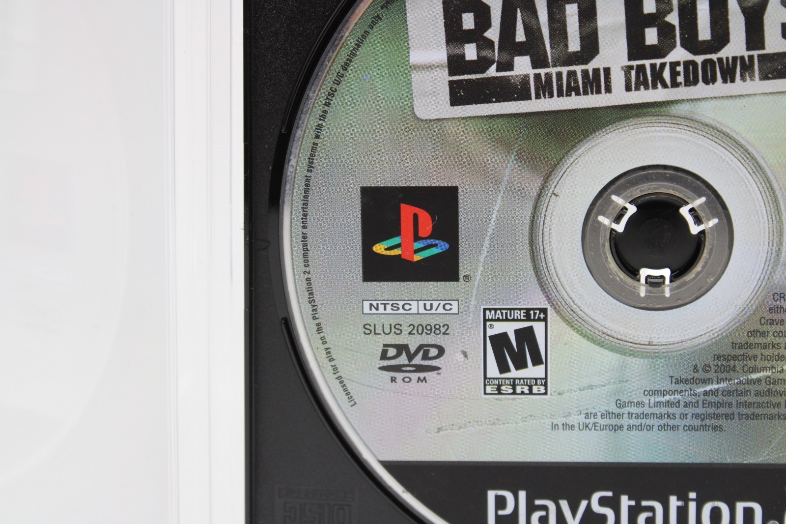 Refurbished PS2 Bad Boys Miami Takedown Disc Only Black Label Mint Good Clean