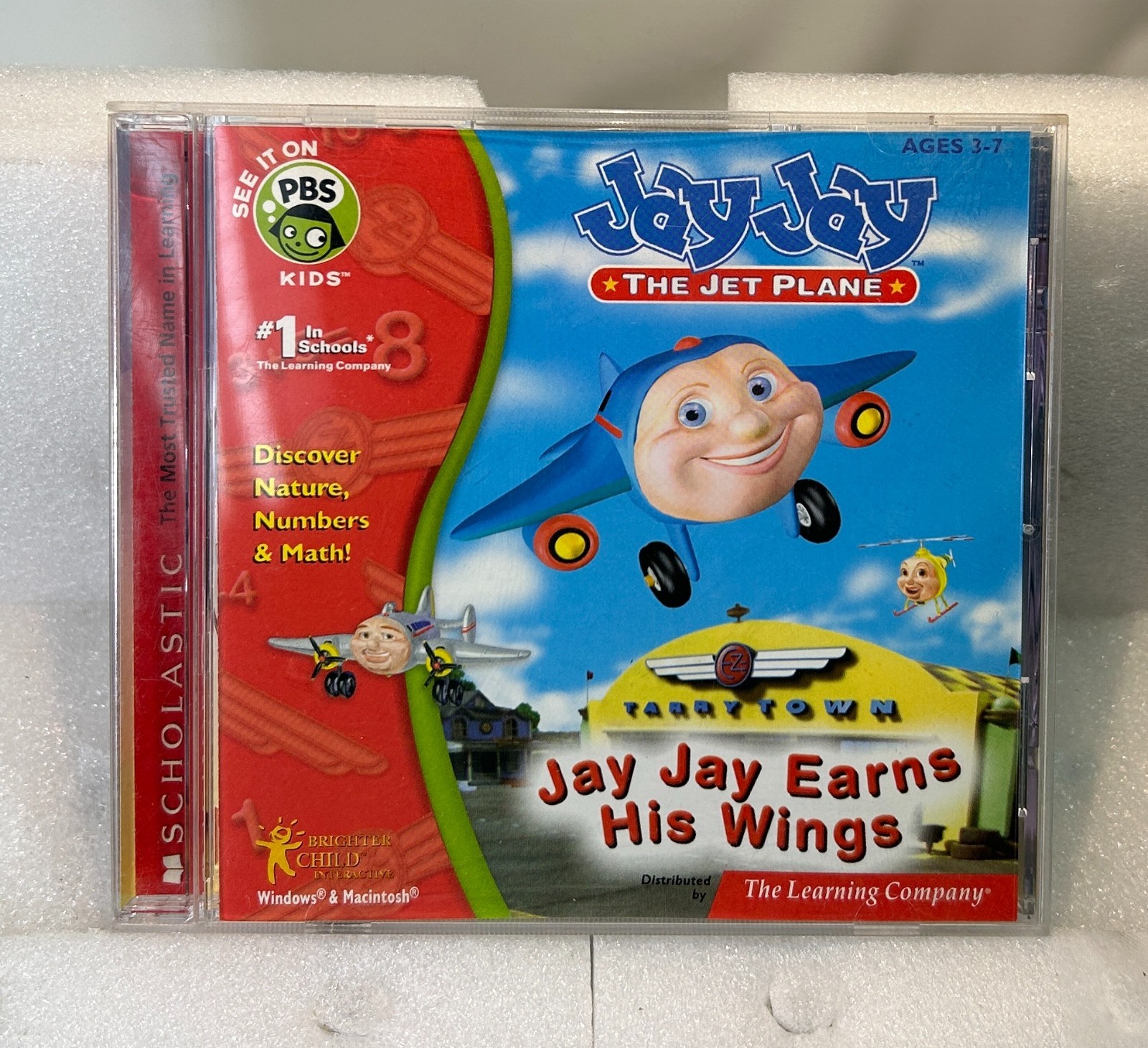 Jay Jay The Jet Plane Earns His Wings (PC, 2002) CIB W/ Case & Manual, Tested