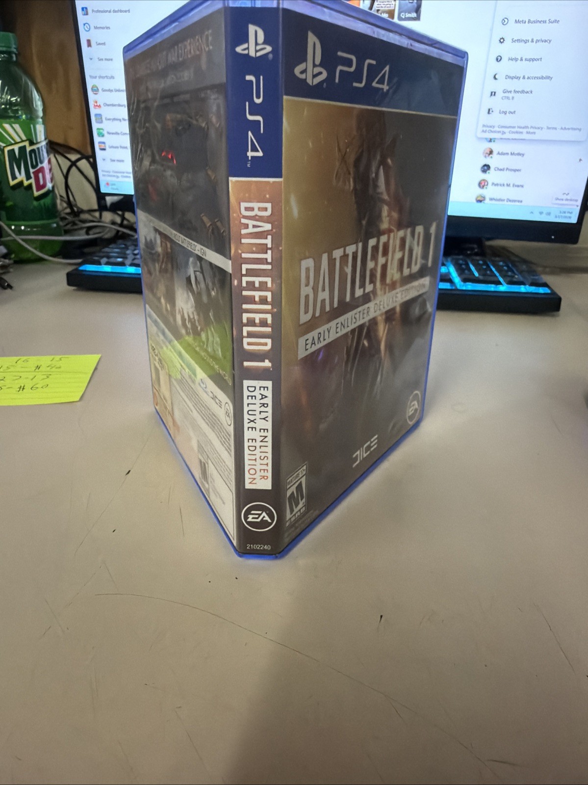 Battlefield 1 Early Enlister Deluxe Edition (Sony PS4, 2016) Complete – Tested