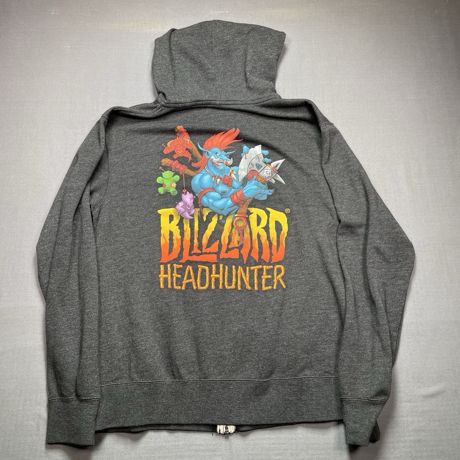 Blizzard Entertainment HEADHUNTER Employee Jacket Hoodie Sweater Mens Large RARE