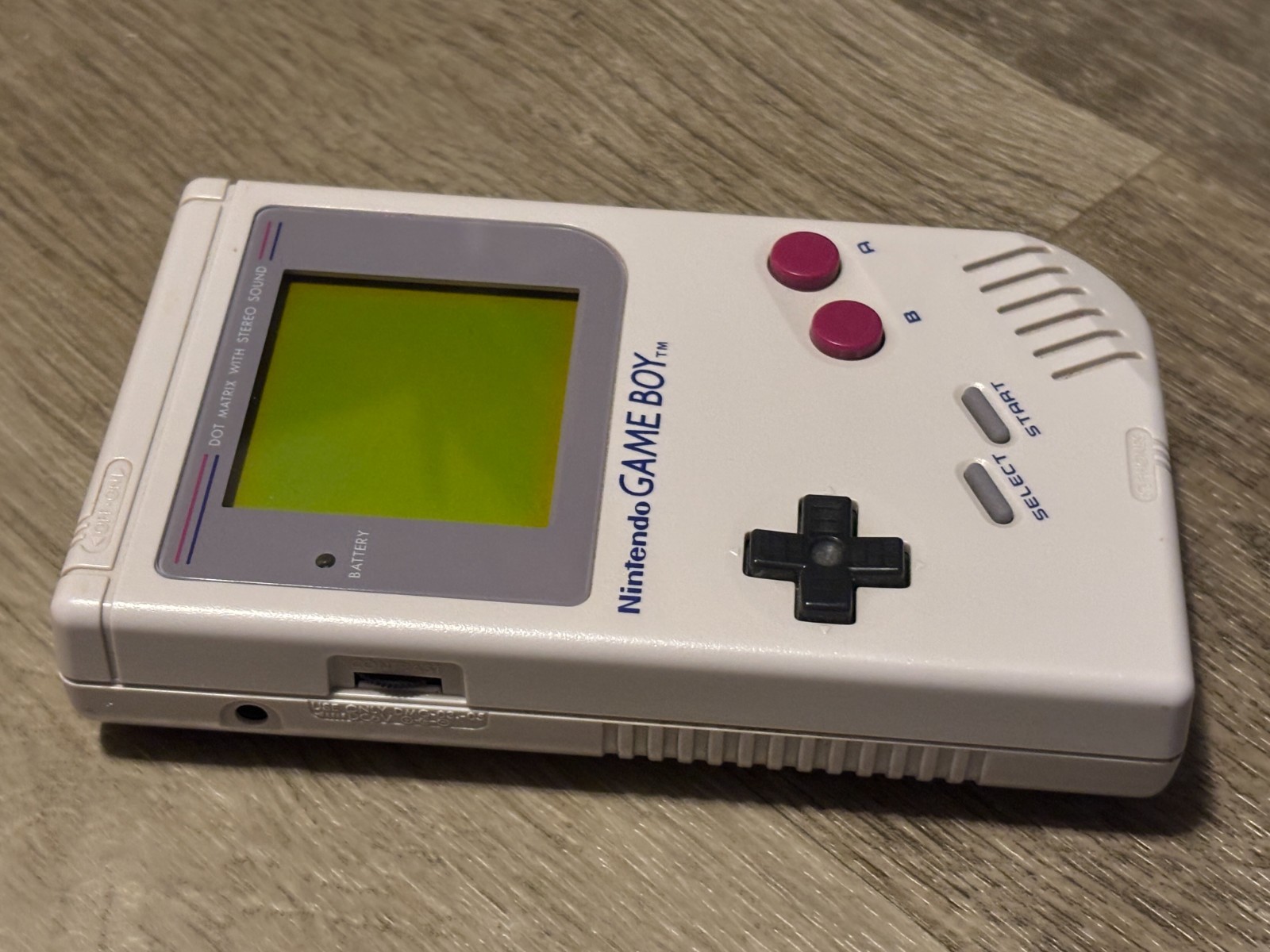 Nintendo Game Boy Original Handheld Gray Console System Good Shape Works Great