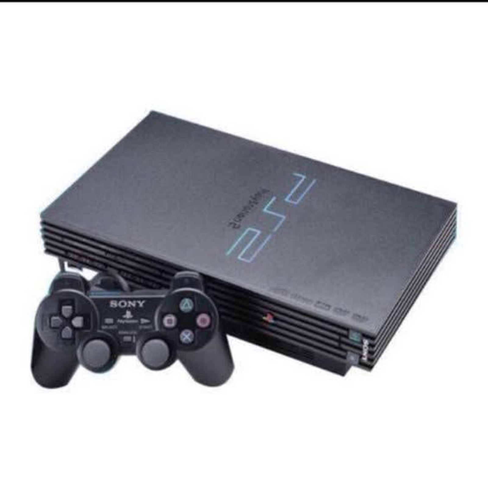Sony PlayStation 2 PS2 Fat Console Bundle Controller Cables Retro Gaming Y2K