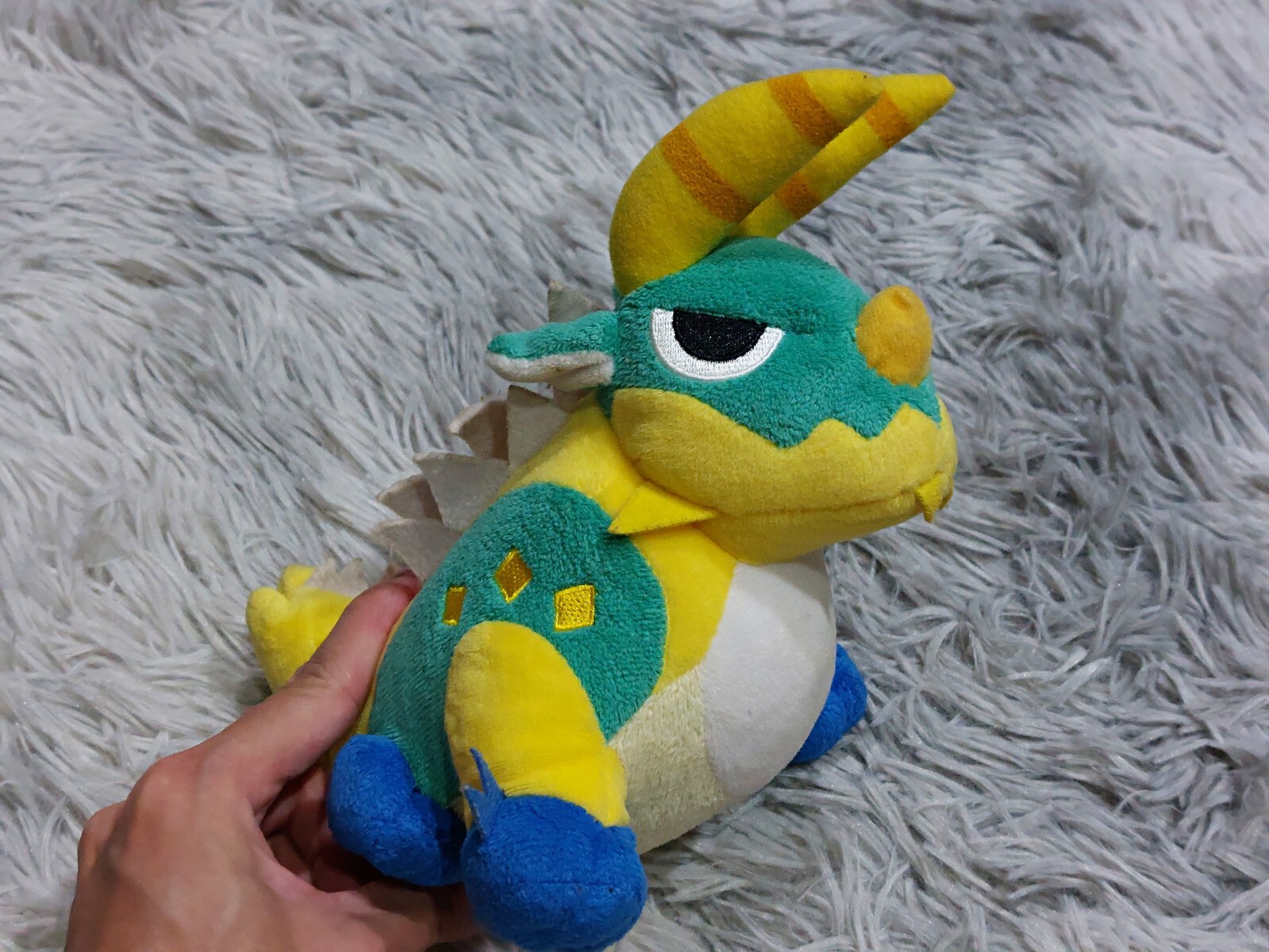 Monster Hunter Nuigurumi Zinogre Jinouga Plush Doll CAPCOM 2012 Japan 6.5in