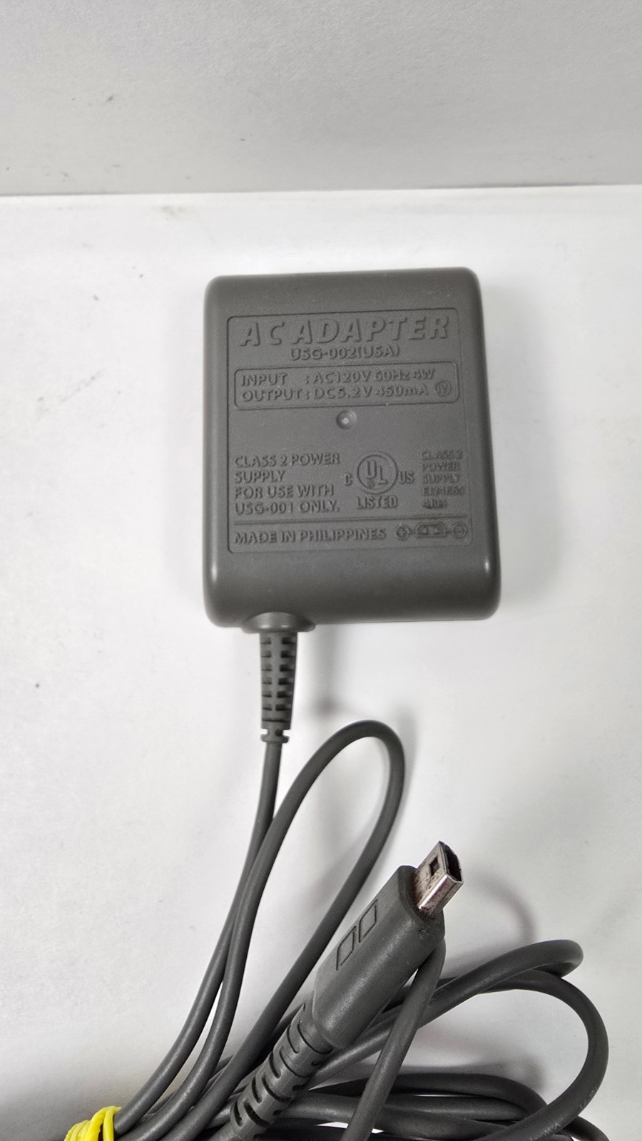OEM Nintendo DS Lite Charger USG-002