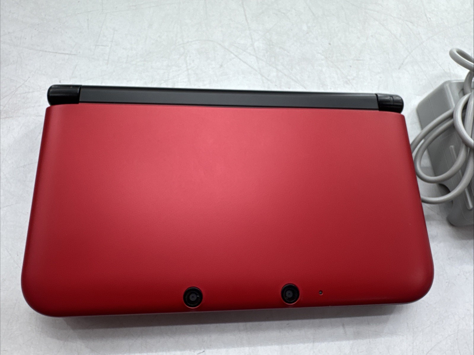 Nintendo 3DS XL Red Handheld Console with Charger