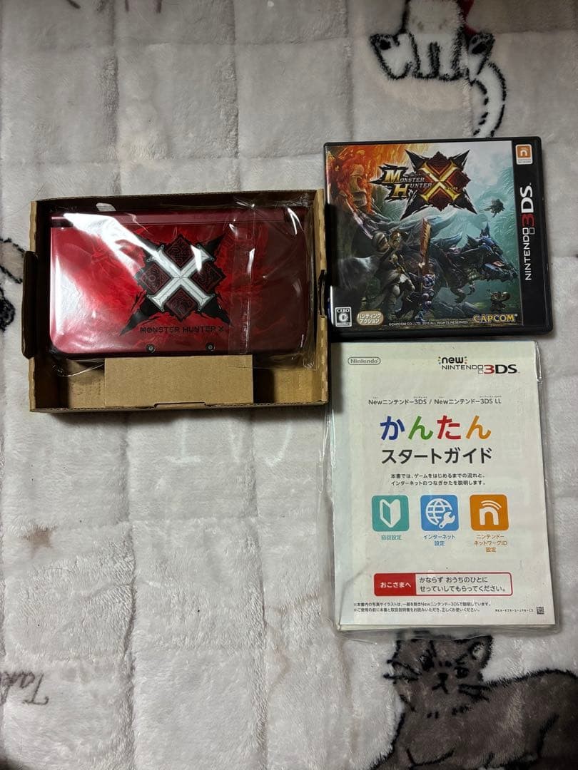 3DS/2DS/DS New Nintendo 3Dsll Monster Hunter Cross Special Pack Ips Lcd Japan