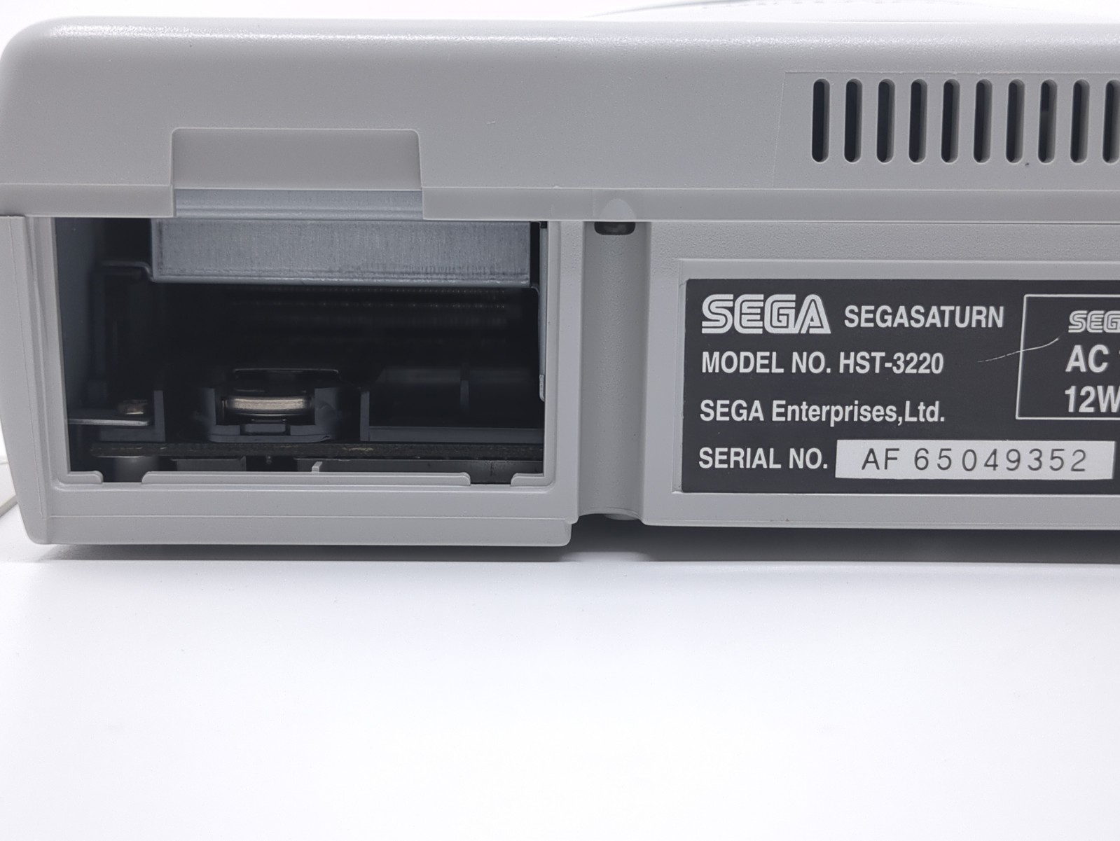 Sega Saturn White Console HST-3220 Boxed NTSC-J Japan Tested w/ Controller
