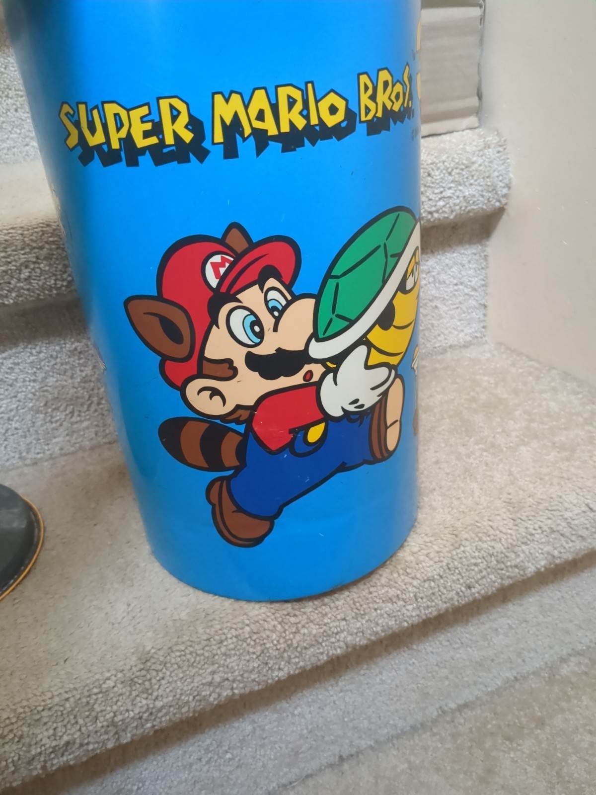 Super Mario trash can Set Bowser Peach Nintendo Japan Garbage Mario Bros 1 And 3