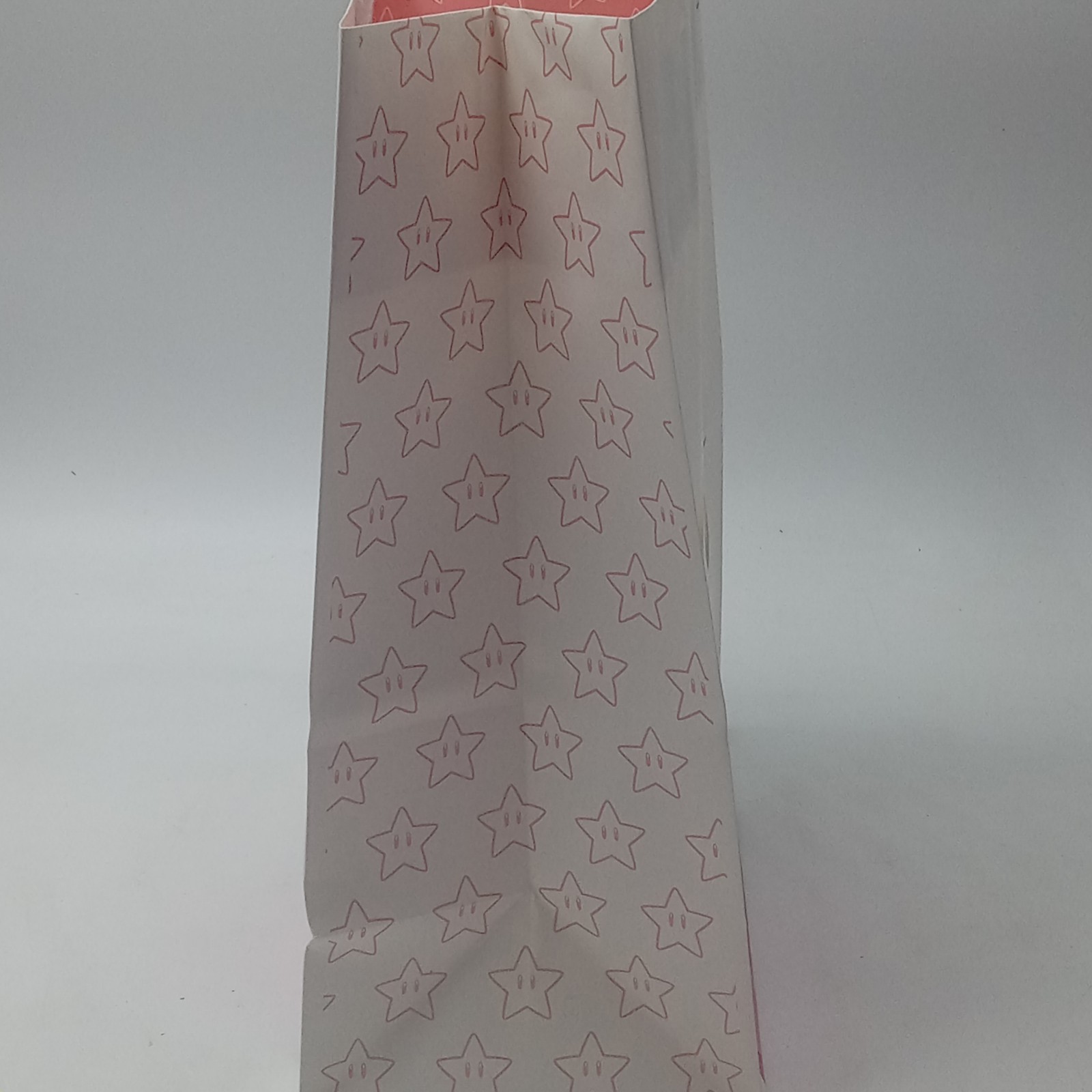 Nintendo Princess Peach Gift Bag With Star Tag & Pink Star Tissue Paper