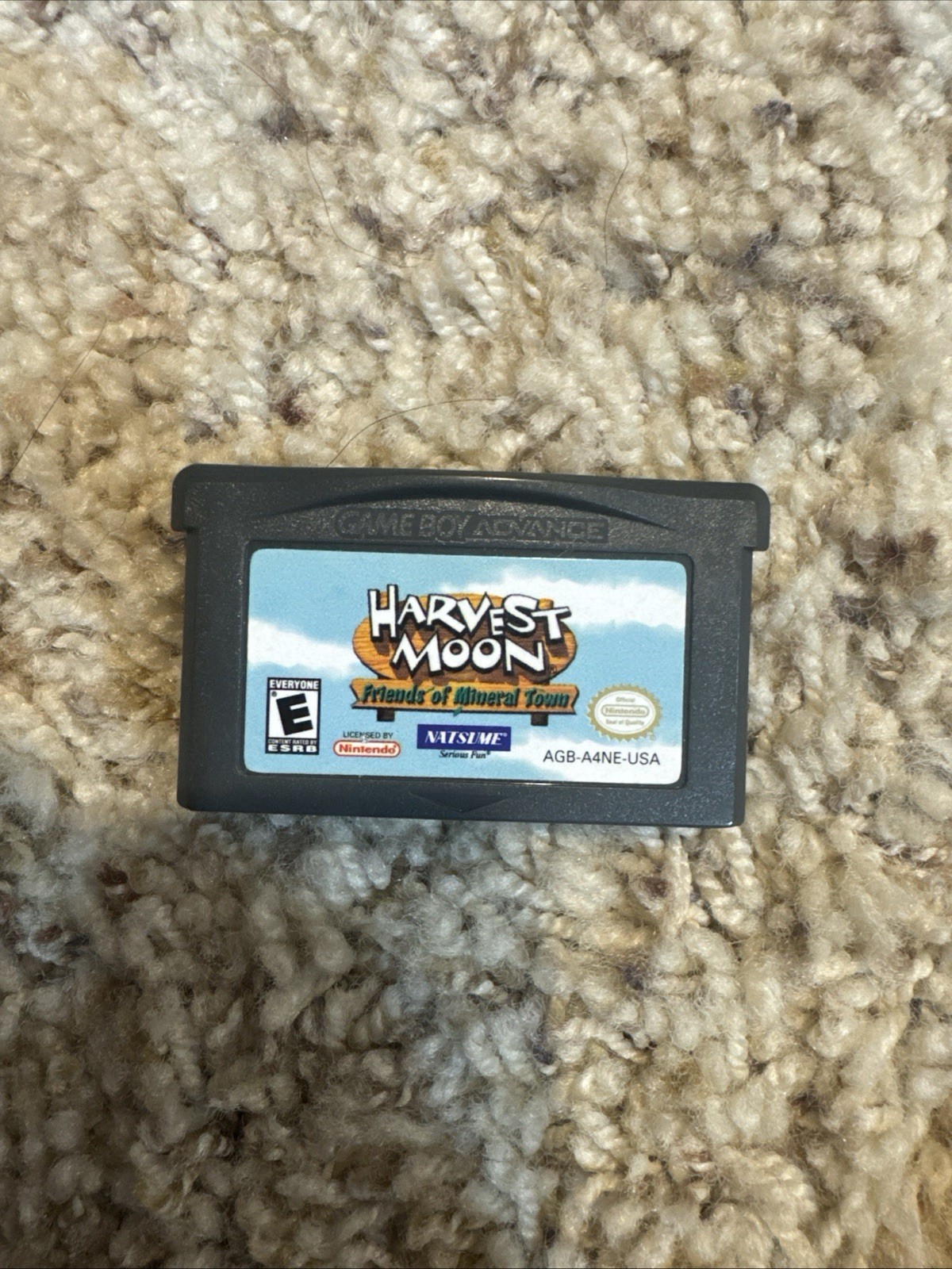 Harvest Moon More Friends of Mineral Town 2003 Game Boy Advance Game Cartridge