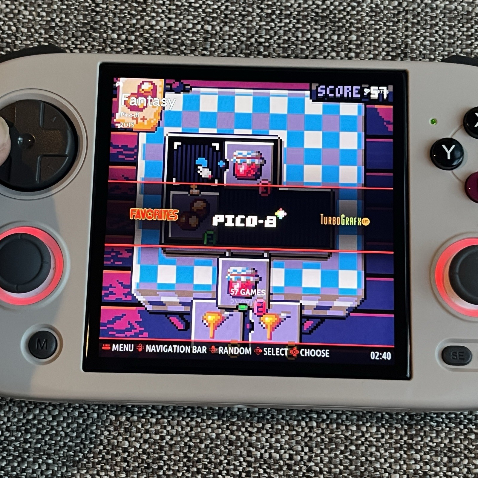 Anbernic RG CubeXX Gray – Handheld Game Console 3.95″ 64GB – Mint – US SELLER!