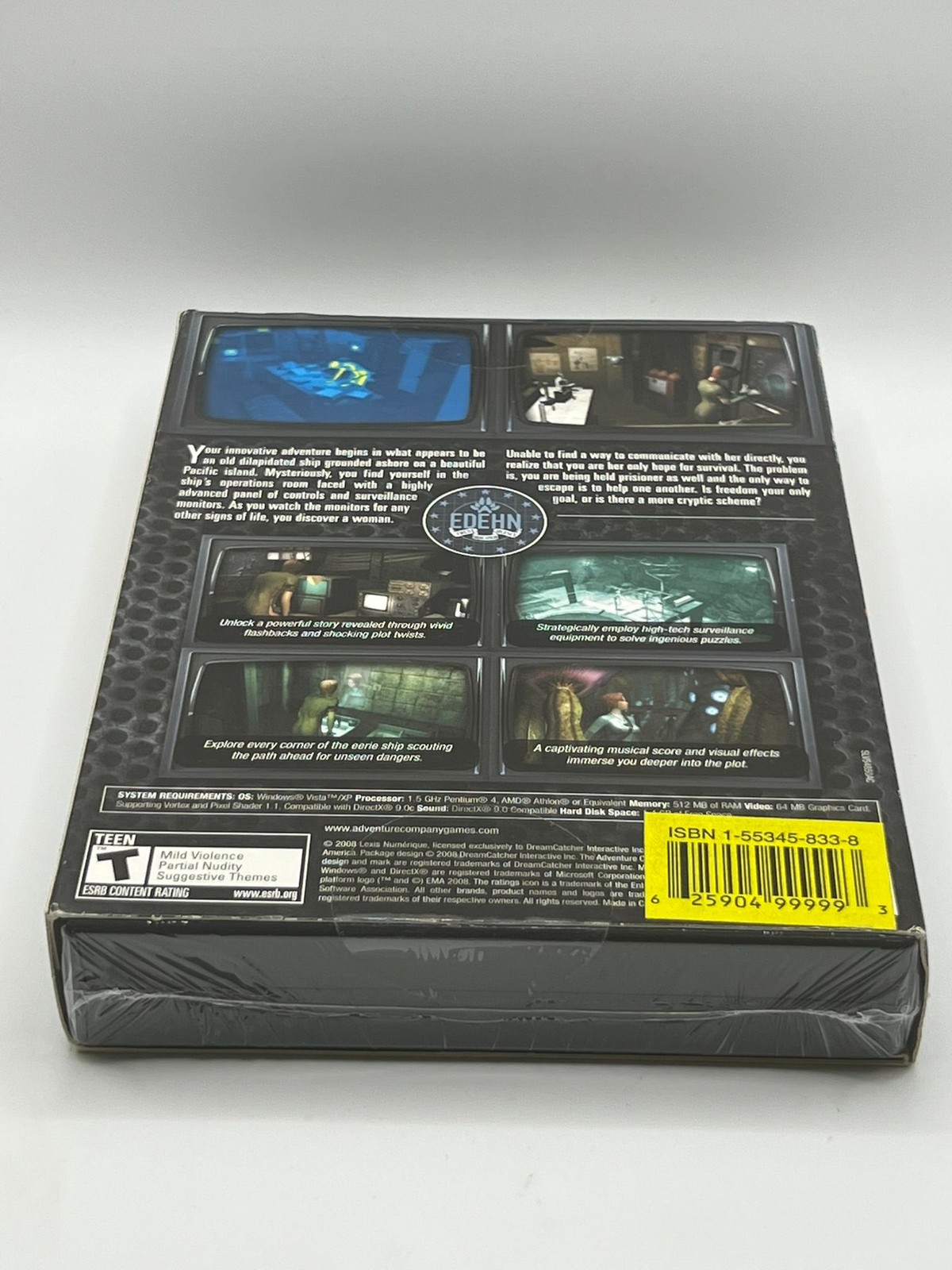 The Adventure Company PC Game The Experiment Adventure CD-ROM Sealed Complete