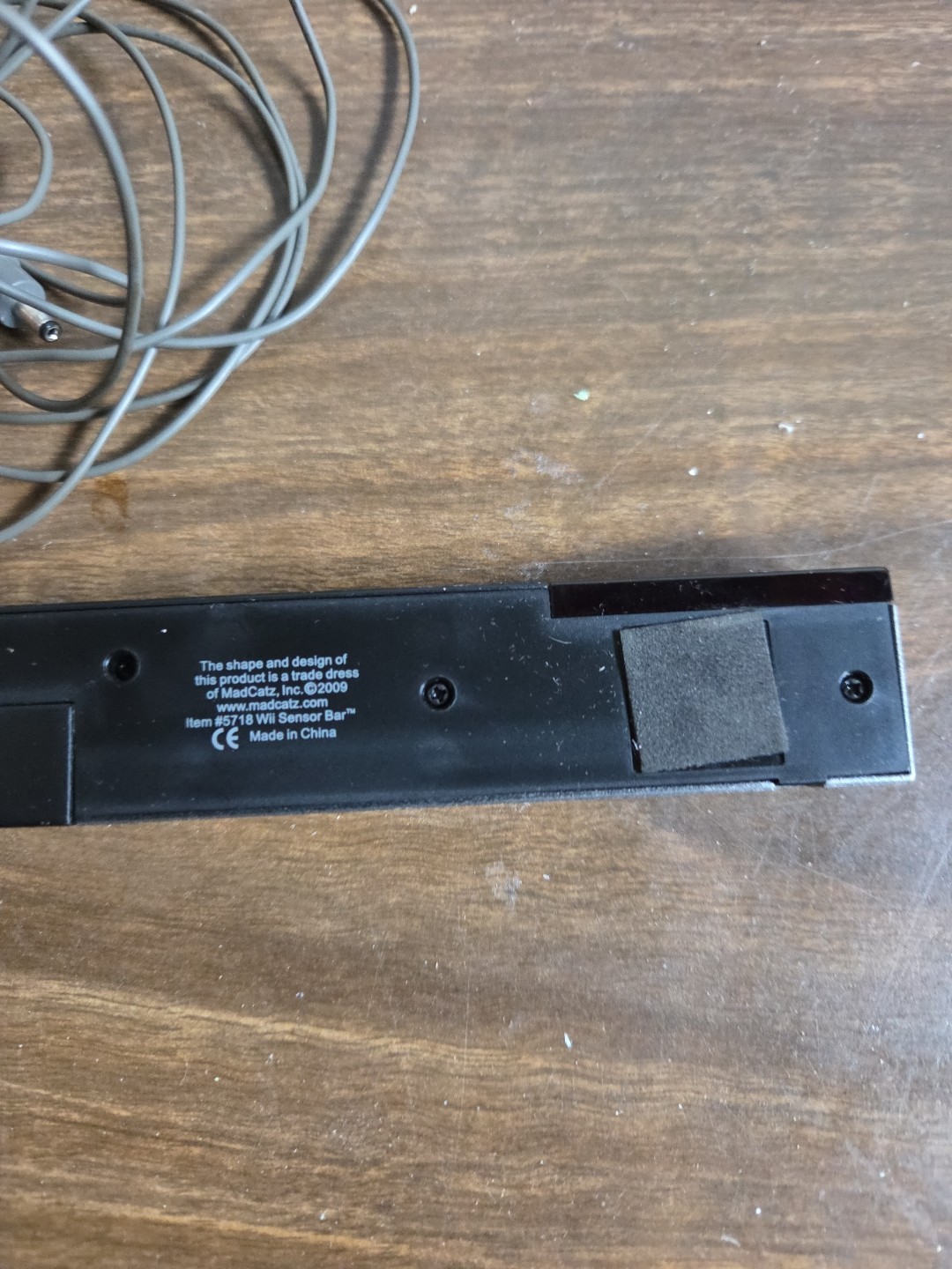 Nintendo Wii Sensor Bar Silver (2009) Mad Catz #5718